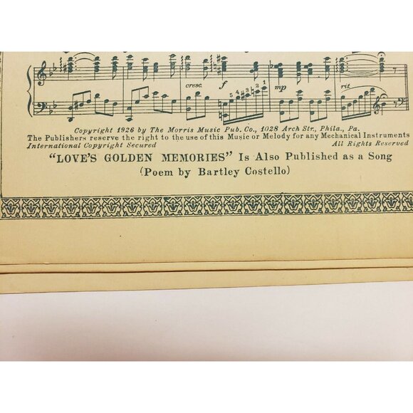 Sheet Music-"Faust" Gounod's Opera, Henry Carter,  1926 - Picture 3 of 3